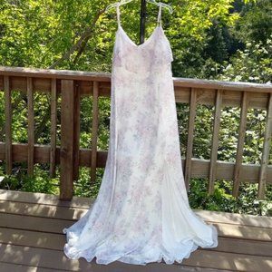 Birdy Grey soft floral maxi dress gown sz 3X NEW (#BG1)